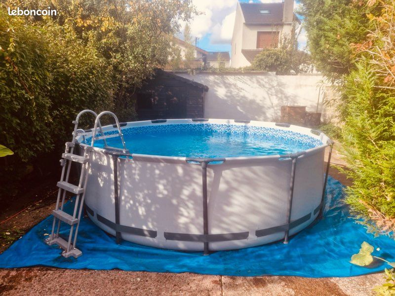 Piscine hors sol tubulaire BESTWAY Steel Pro Max 366 x 100 cm + accessoires complets (image 1)