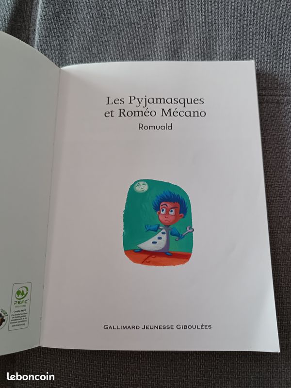 Les pyjamasques et Roméo mecano par Romuald Édition gallimard 2016 c14 (image 2)