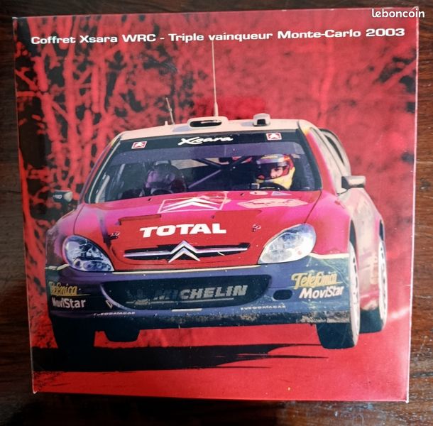Modèle Réduit Citroën Xsara WRC Monte-Carlo 2003 - Échelle 1