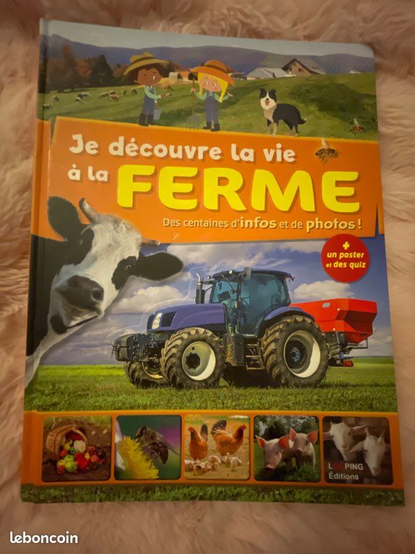 Livre « Je découvre la vie à la ferme » (image 1)