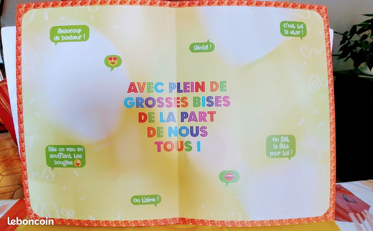 Géante Carte HAPPY BIRTHDAY 50X70cm Neuf (image 3)