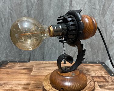 Lampe rétro industrielle - Décoration