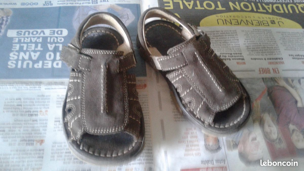 Sandales cuir taille 25 (image 2)