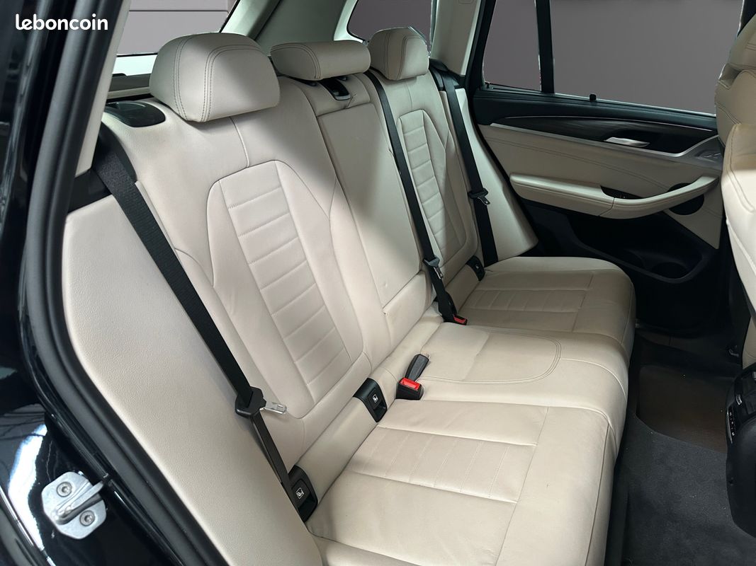 BMW X3 xDrive20d 190ch BVA8 LUXURY LINE Caméra de Recul Sièges Chauffants et électriques Garantie 12 Mois (image 11)
