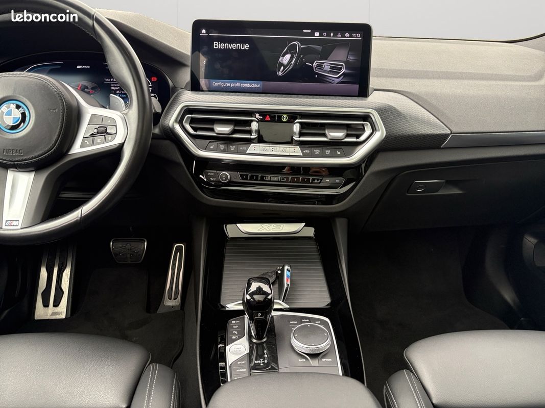 Bmw x3 xdrive30e 292ch hybrid m sport gris brooklyn - toit ouvrant (image 10)