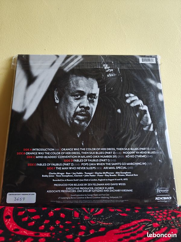 Charles Mingus - The Lost Album From Ronnie Scott's - Vinyle (image 2)