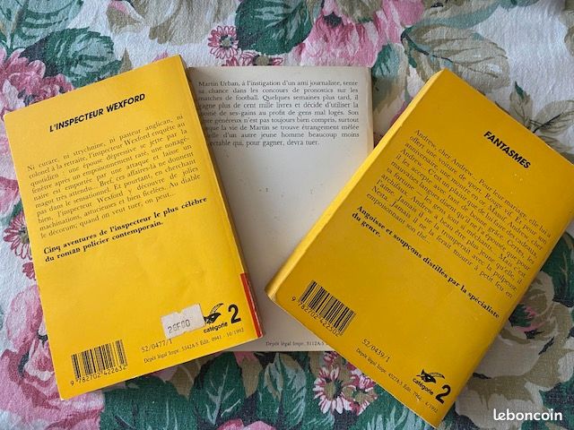 Lot 3 livres Ruth Rendell - Polar Policier Le Masque - Inspecteur Wexford - Bon état (image 2)