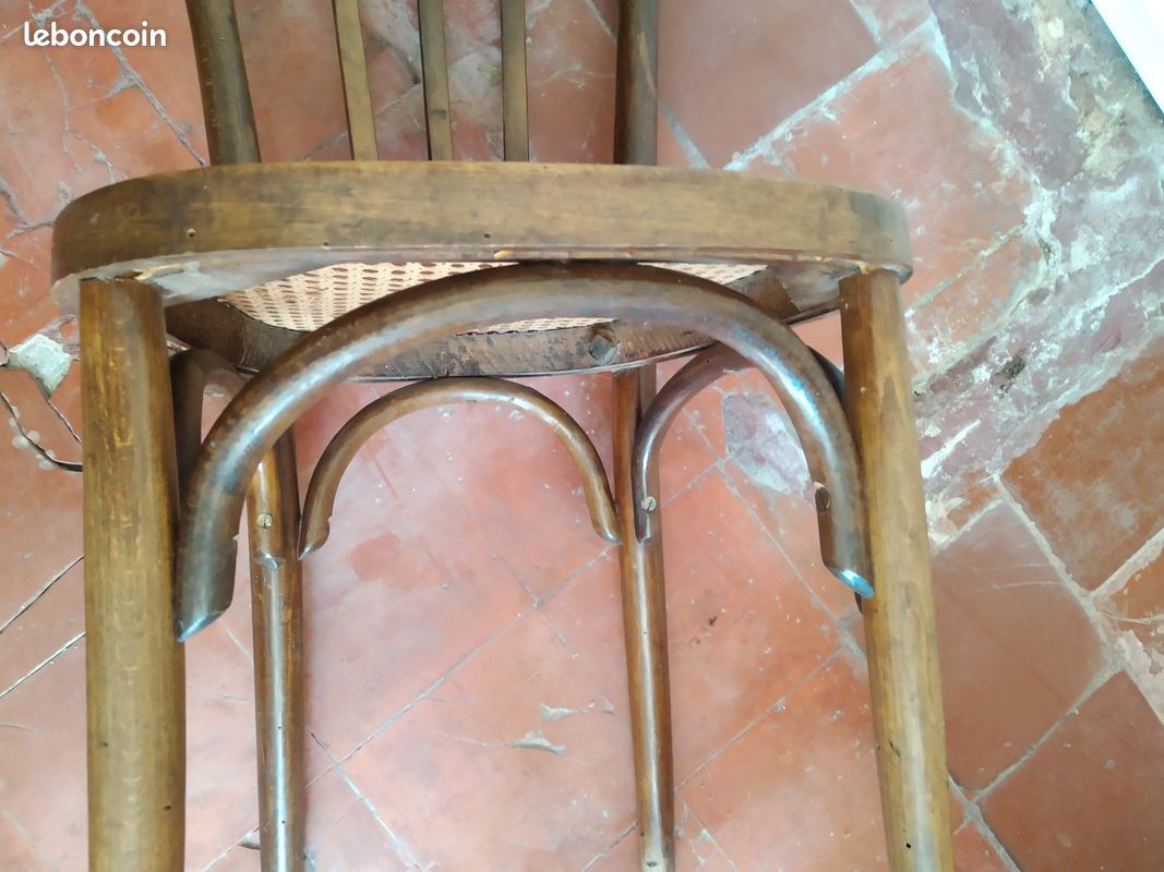 Chaise bistrot Baumann * début XXieme (image 7)