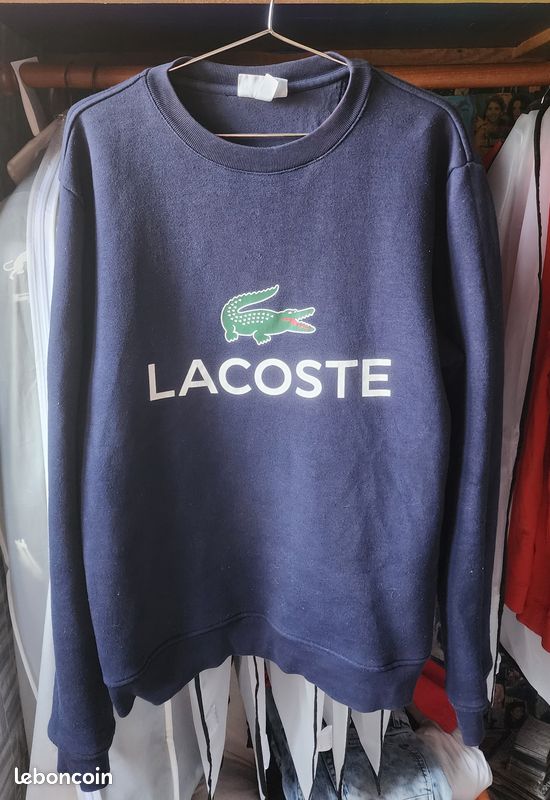 Pull lacoste taille l (image 1)