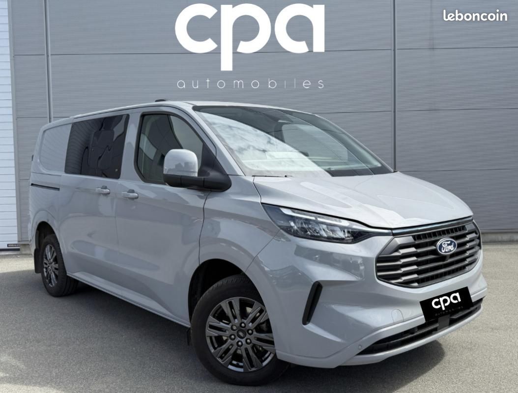 Ford Transit Custom 2.0 150 CH LIMITED CABINE APPROFONDIE L1 H1 BVM6 / SUPERBE ETAT GARANTIE CONS... (image 1)