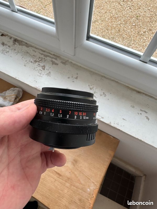 Carl Zeiss Jena Tessar 2,8/50 DDR + Très Bien (256181