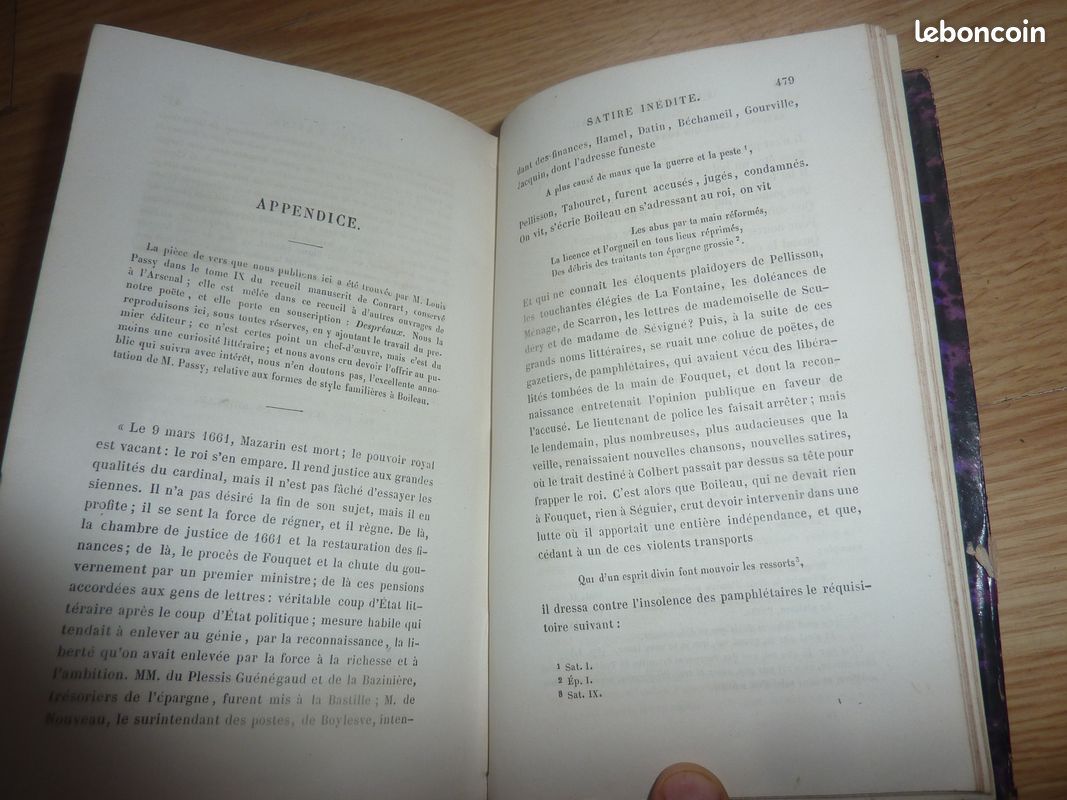 Oeuvres poétiques de Boileau despréaux Charpentier 1865 (image 10)