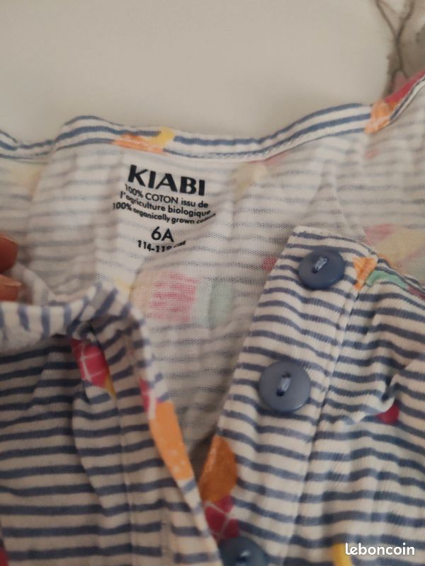 Salopette short combishort 6 ans (image 2)