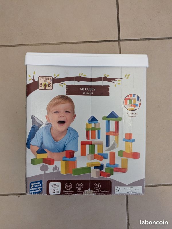 L'atelier du bois - 50 cubes bois (image 1)