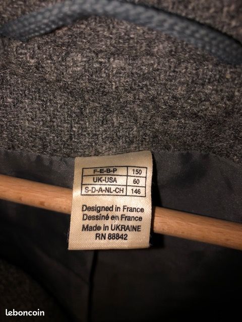 Manteau 100% laine à capuche (image 7)
