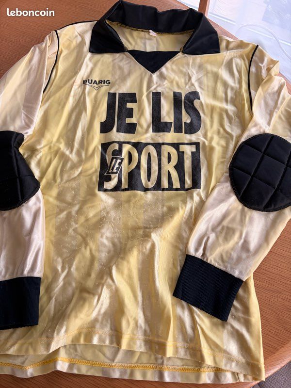 Maillot Vintage AS Saint-Étienne – Duarig – Coupe De France 'Je Lis Le Sport' – Années 90