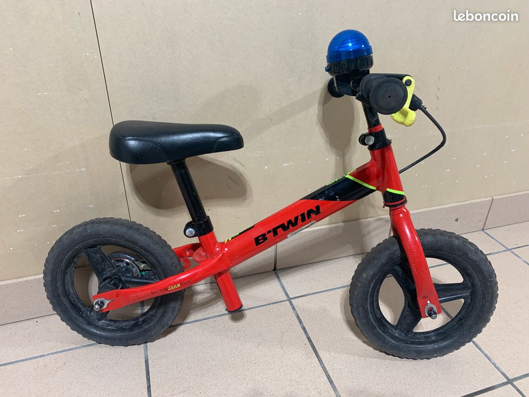 14 Pouces Draisienne Btwin Rouge Draisienne Runride 520 Draisienne