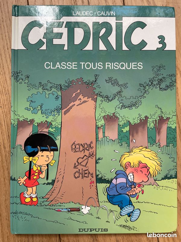 BD Cédric 3 Classe tous risques - Bande dessinée Dupuis (image 1)