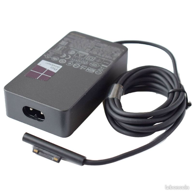 Chargeur Microsoft Surface / Surface laptop (image 1)