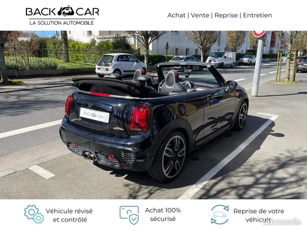 Mini F57 Cabriolet 231 ch John Cooper Works PRO BVA6 - 2P / LIGNE JCW AFFICHAGE TETE HAUTE SIEGES... (image 3)