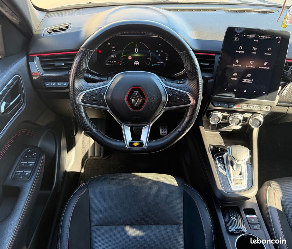 RENAULT ARKANA 1.6 E-TECH 145CH FULL HYBRID RS LINE BVA + CAMERA AV/AR/360° + CARPLAY + SON BOSE + SIEGE ELECTRIQUe (image 10)