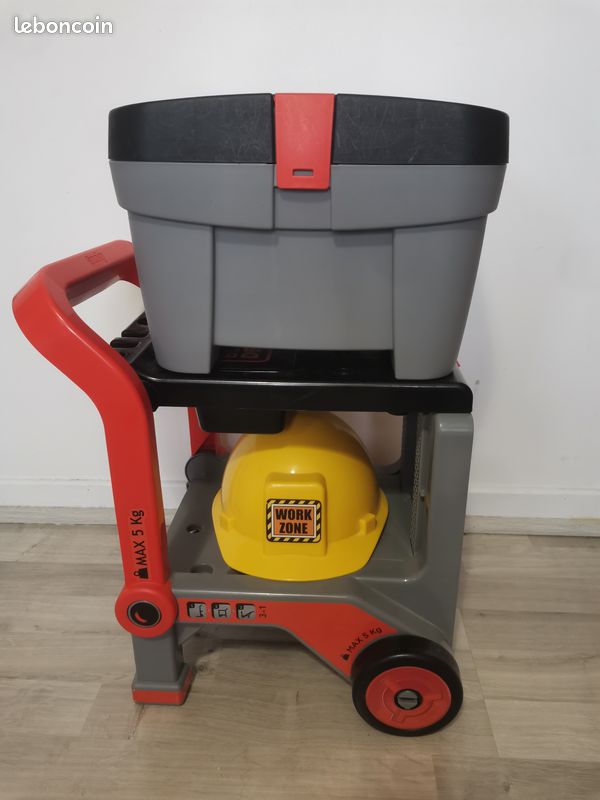 Ensemble établi et caisse à outils Smoby Black + Decker (image 1)