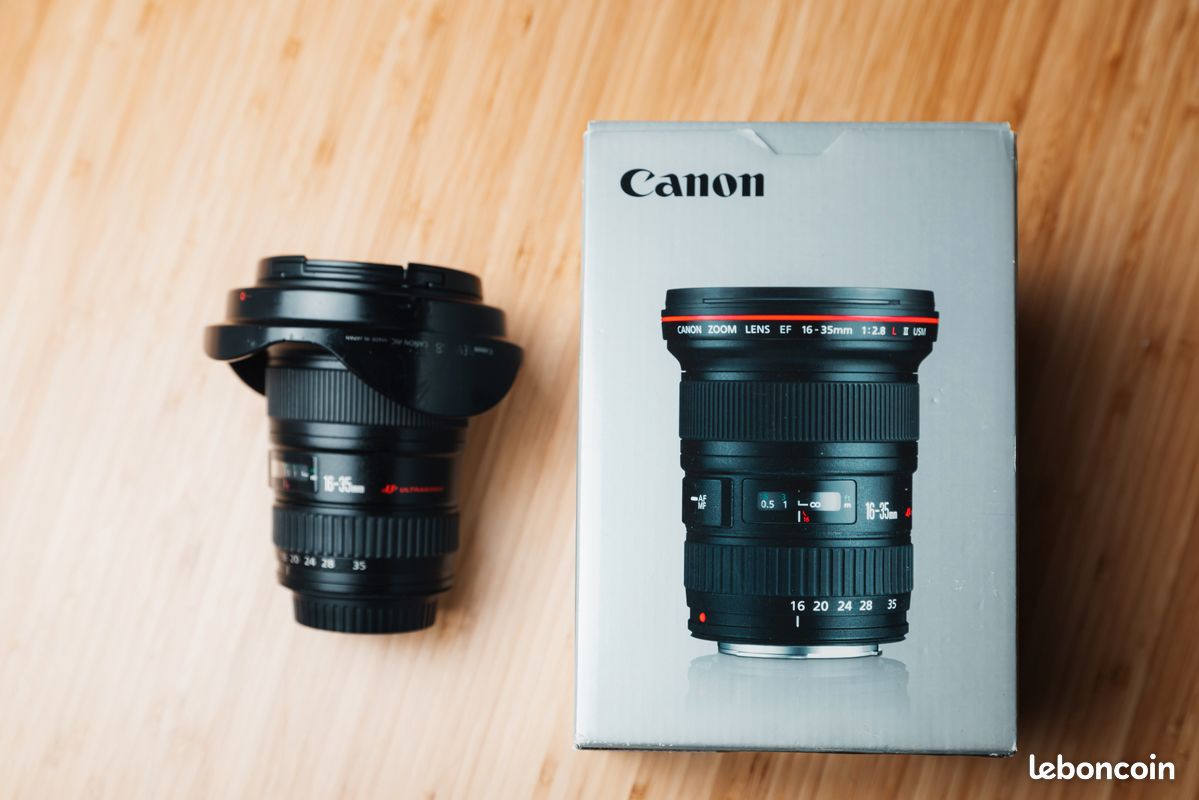 Objectif Canon EF 16-35mm f/2.8 L II USM – Série L – TBE – Boîte (image 3)