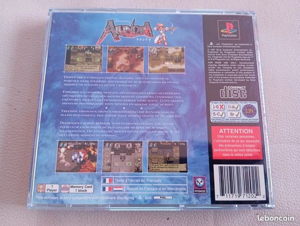 The adventures of alundra PS1 Playstation 1 - Demo - Bon État