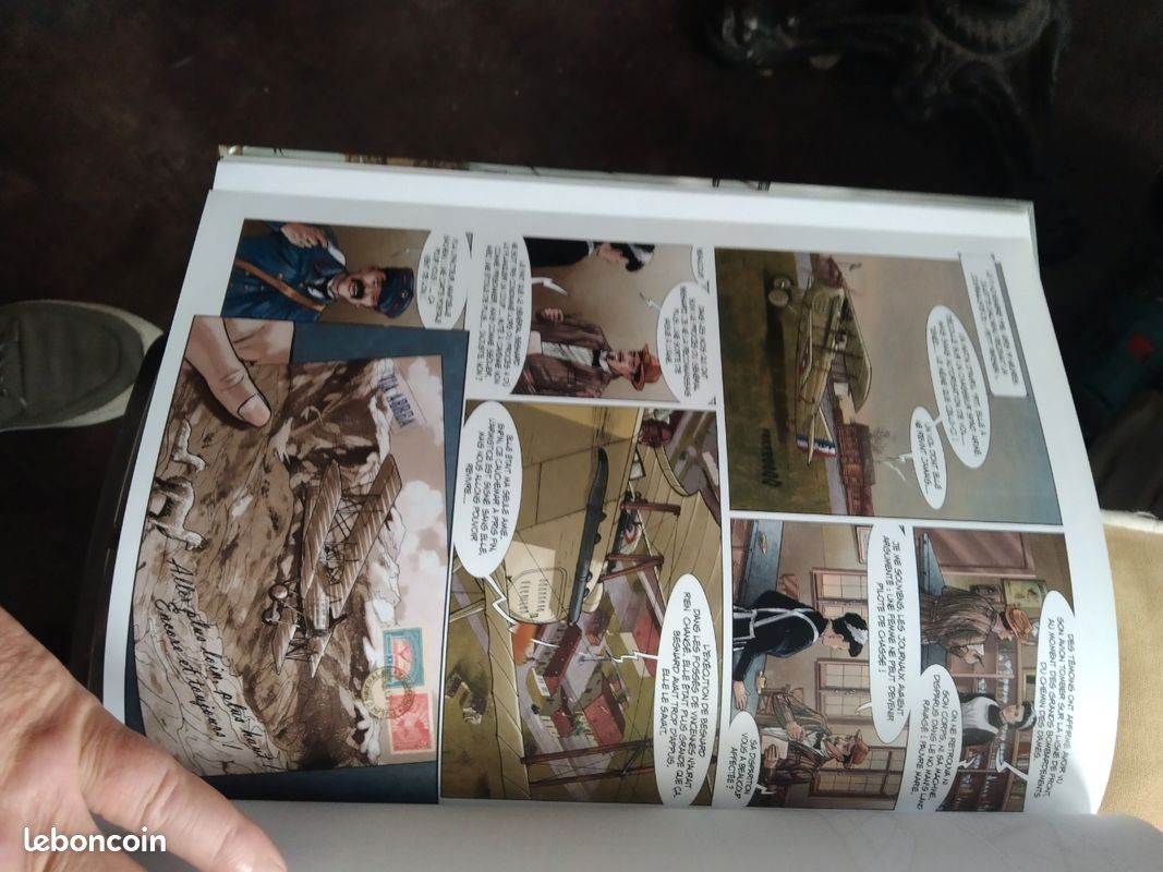 Bd La fille de l'air Tome 2 No womans' land dédicace par les auteurs Davoz et Plateau (image 20)