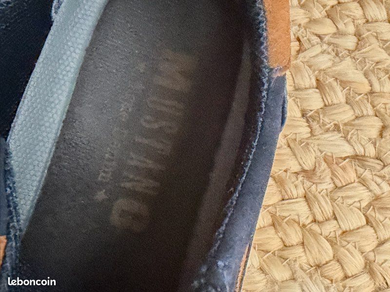 Basket taille 37 mustang, cuir,et toile (image 8)