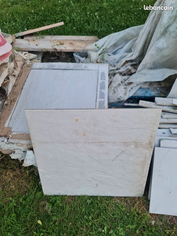 Carrelage extérieur grès 45×45 beige (image 2)
