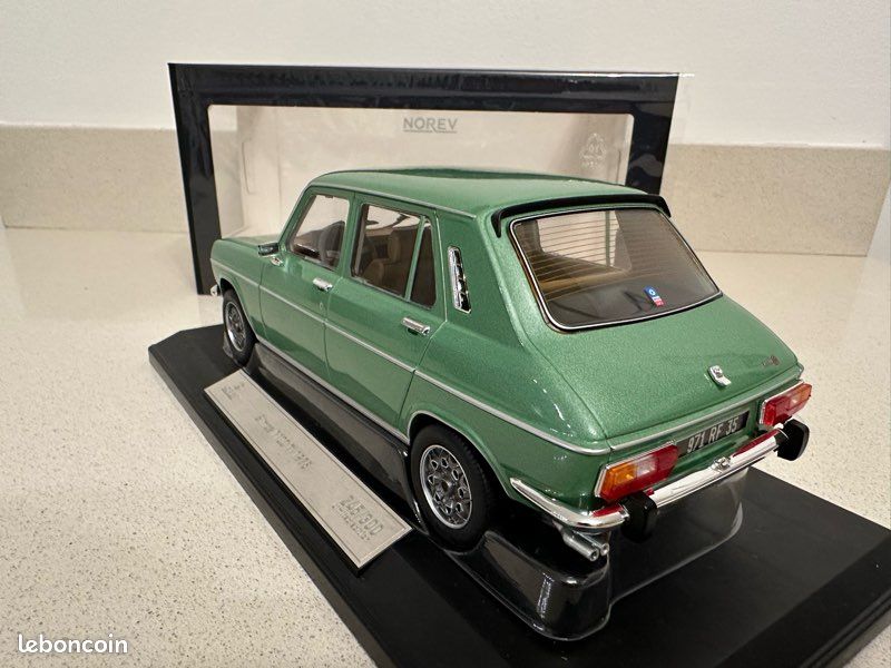 Ixo 1/43 - Simca 1100 TI 1975 - Bleue - Modèle De Collection - Occasion Sans Boîte
