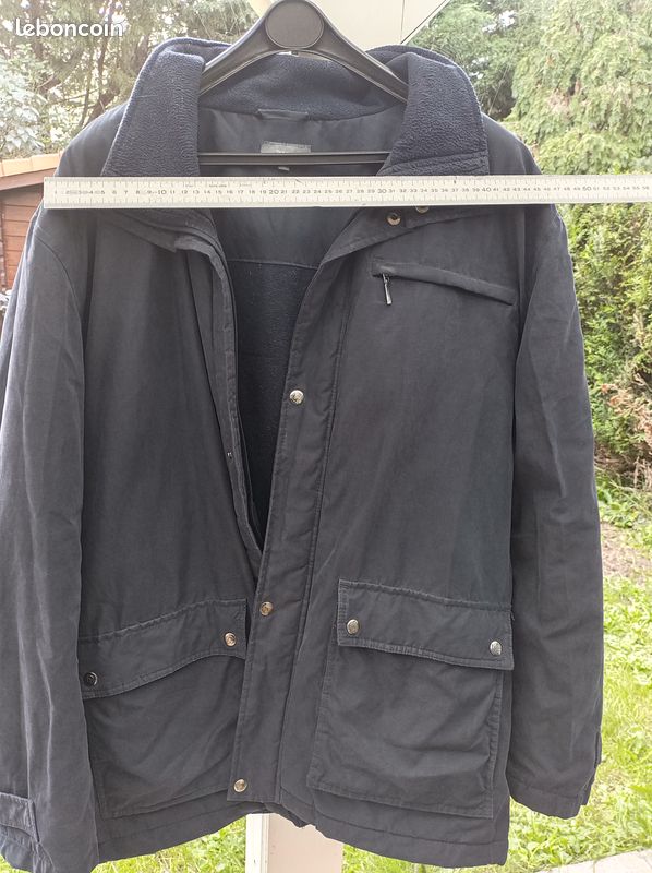 Veste TEXMAN bleue marine (image 1)