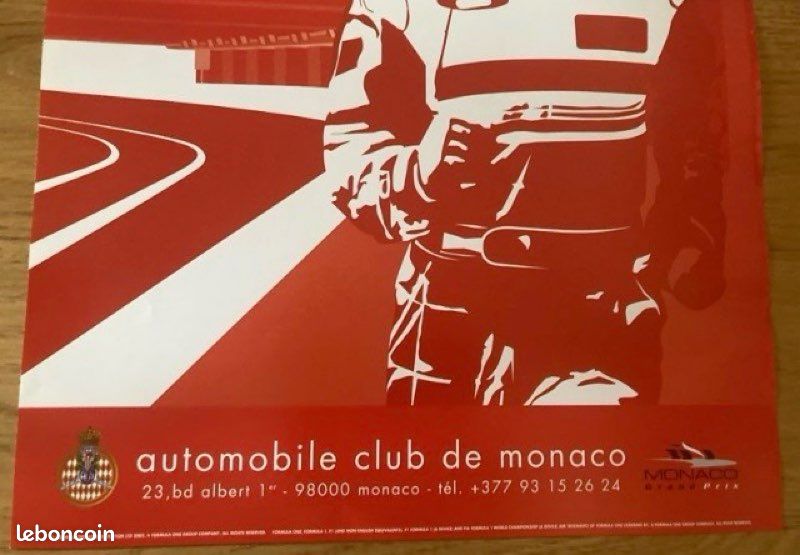 2003 - Affiche de F1 Grand Prix, Formula 1, Monte-Carlo – L'Affichiste
