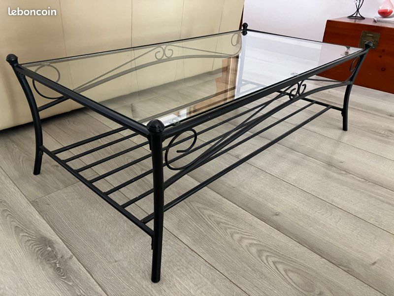 Table basse vitrée (image 2)