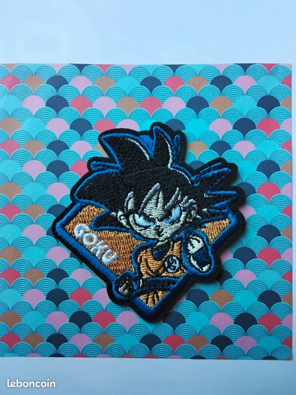Patch écusson Goku Brodé, Thermocollant Ou à Coudre, Pour Vêtements Et Accessoires