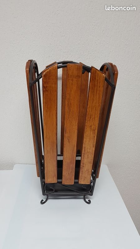 Porte Parapluie metal forgé rustique (image 1)