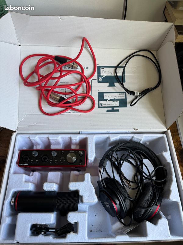 Scarlett 2i2 studio, Micro et Carte son Focusrite (image 1)