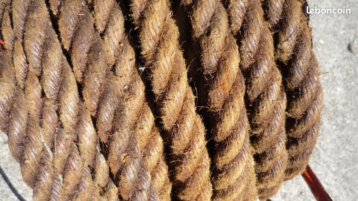 Corde traité de diamètre 25 mm en trois longueurs différentes (image 5)