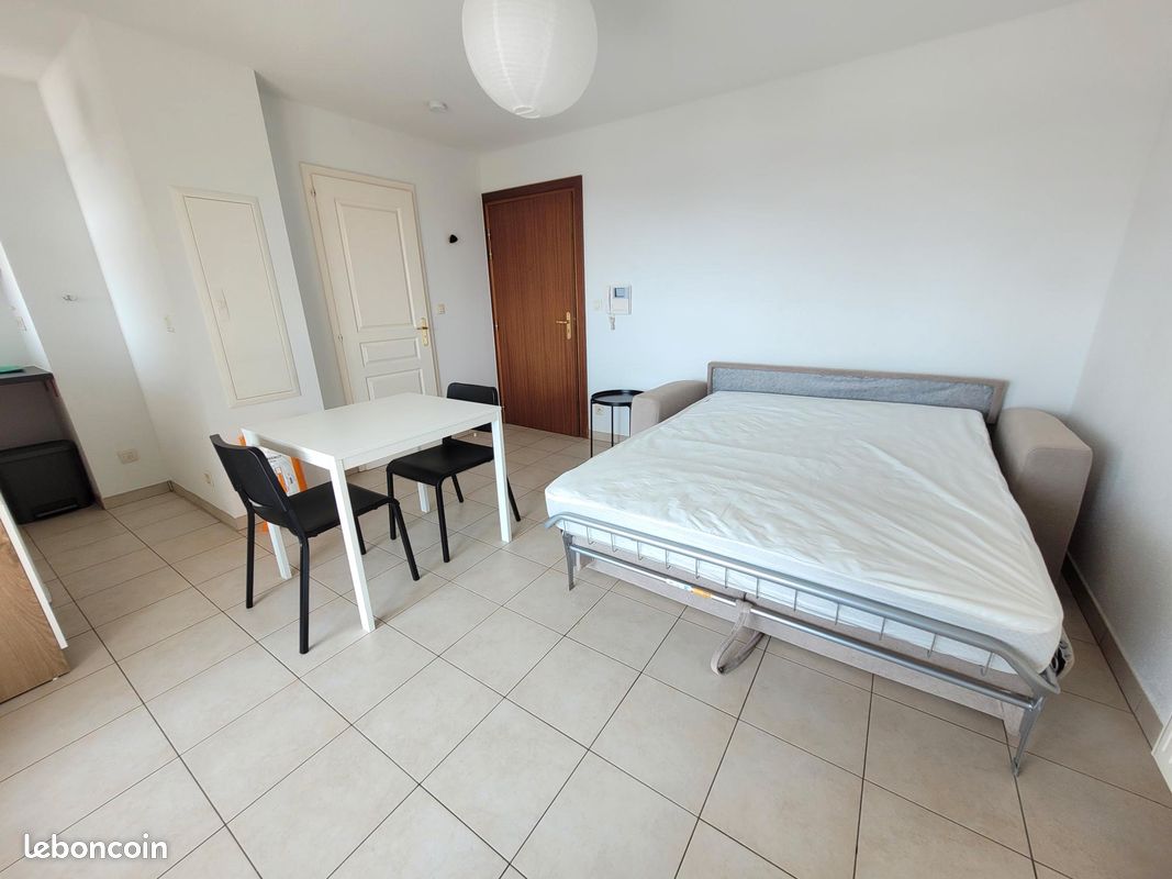 À louer – Studio meublé de 20 m² avec balcon – Illkirch-Graffenstaden (image 2)