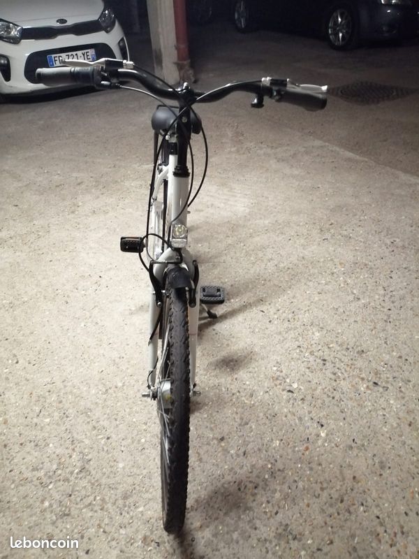 Vélo ville blanc femme 26" col de cygne marque DURET - GELIANO (image 14)