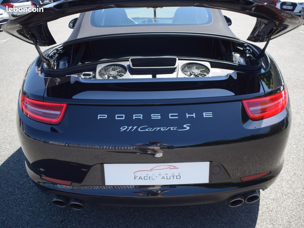 Porsche 911 carrera cabriolet 991 carrera s 3.8 400 cv / pack chrono / pasm / tableau bord cuir / suivi complet porsche (image 24)