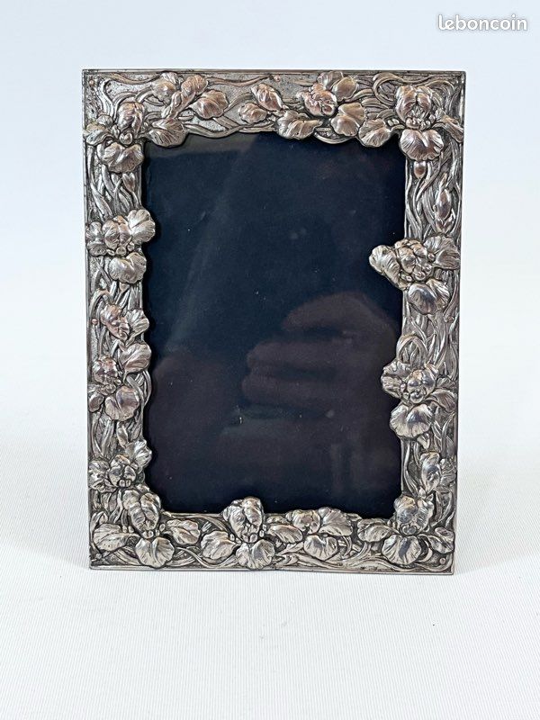 Cadre Photo Argenté Orné Style Gothique - Gamme Aurelia - Bois De Pin - Dimensions Variables - Fabriqué Au Royaume-Uni