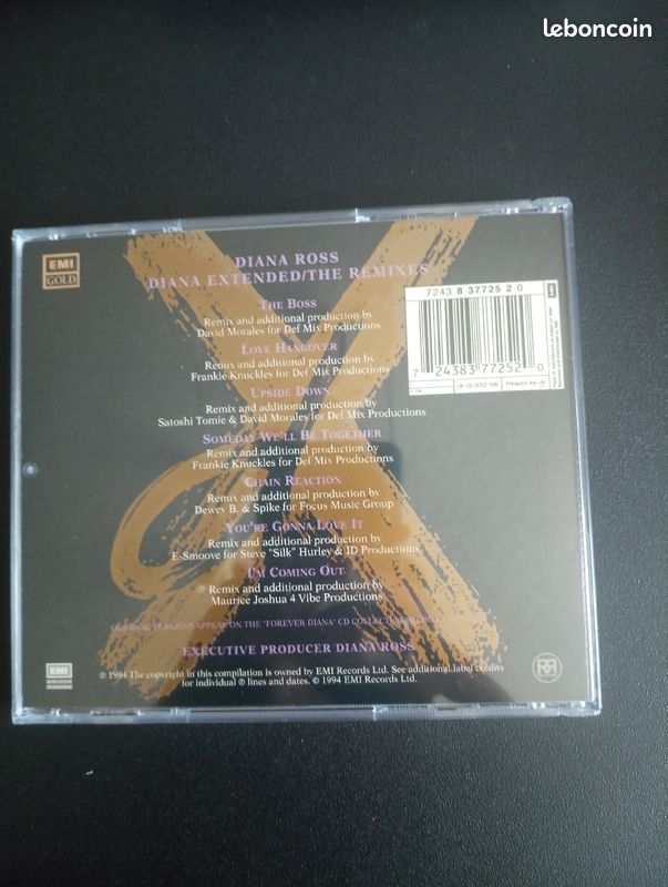 Cd - Diana Ross - Diana Extended - The remixes (image 2)