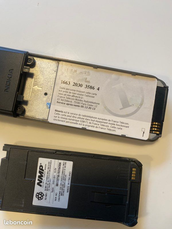 Rare collector vintage Nokia 2110 NHE-3DN 1994 ITINERIS GSM 1er sms Nokia tune fonctionnel très bon etat (image 3)