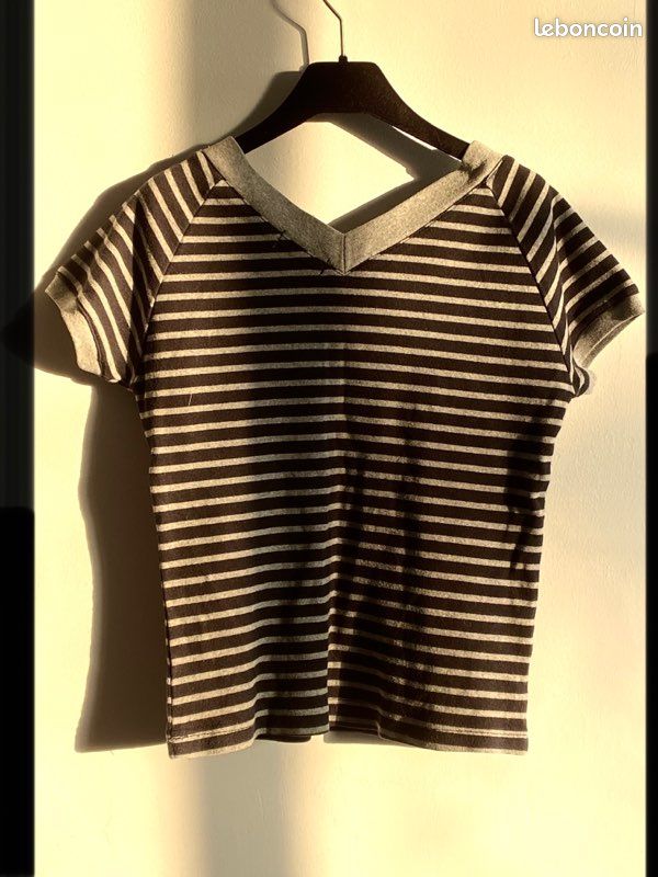 T-shirt rayé Teen’s Moving Taille : 8-9 ans (image 2)
