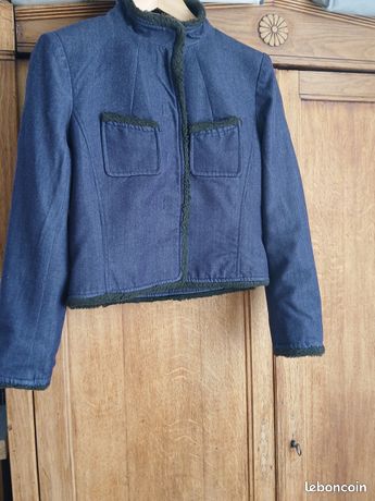 Veste Vintage Alain Manoukian Taille 40 - Noir, Polyester, Sans Doublure, Occasion Très Bon état