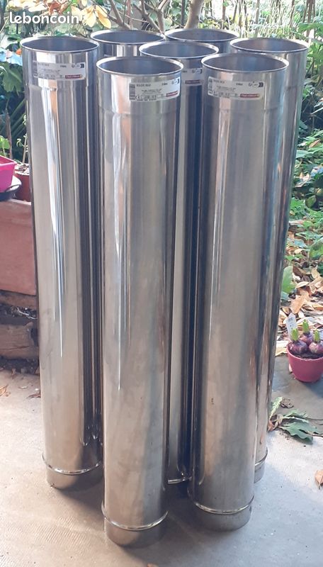 Tuyaux Inox 140 Poêle bois (image 1)