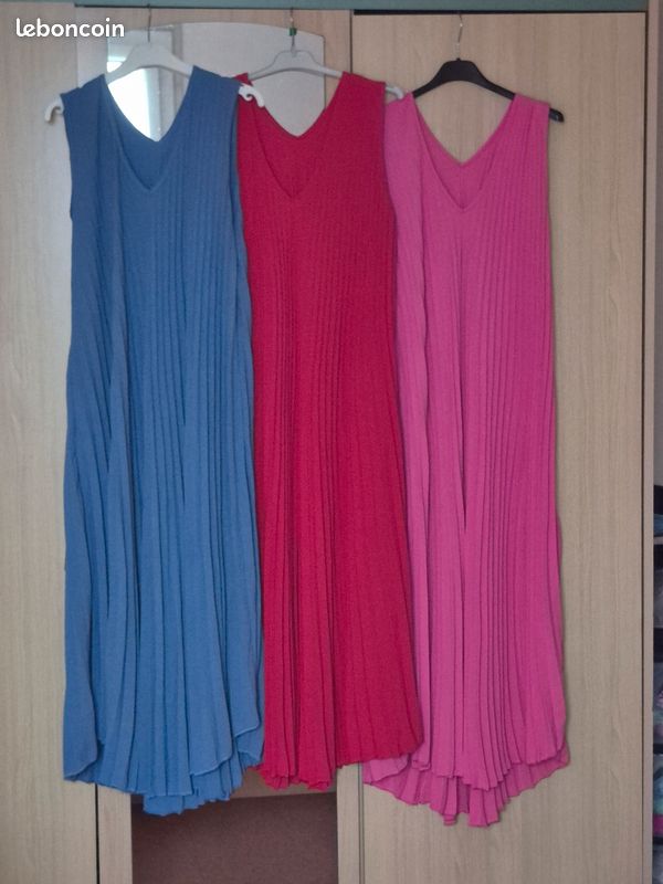 Robes plissées sans manches (image 4)
