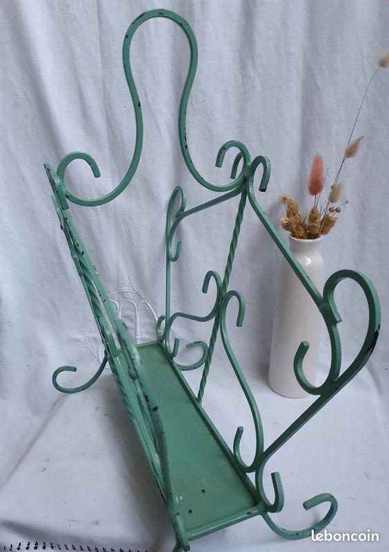 porte revue vintage fer - la maison retro